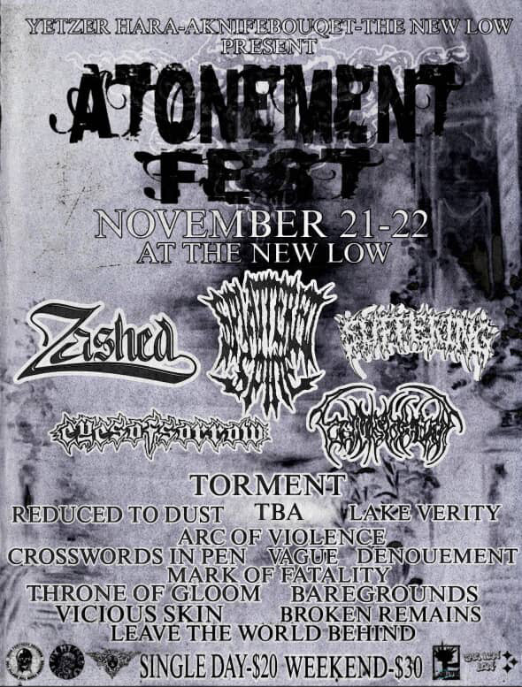ATONEMENT FEST TICKETS