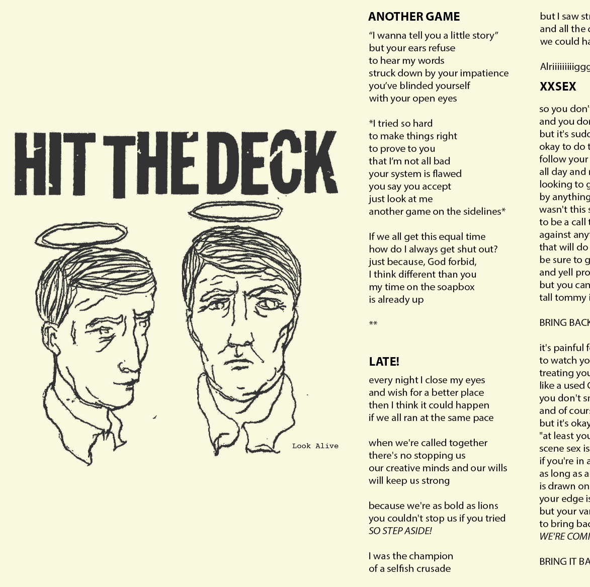 HIT THE DECK - LOOK ALIVE TAPES