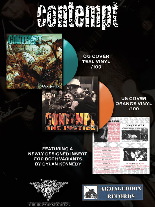 CONTEMPT - ONE JUSTICE VINYL