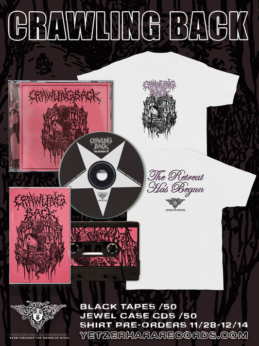 CRAWLING BACK BUNDLE - TAPE & CD & SHIRT