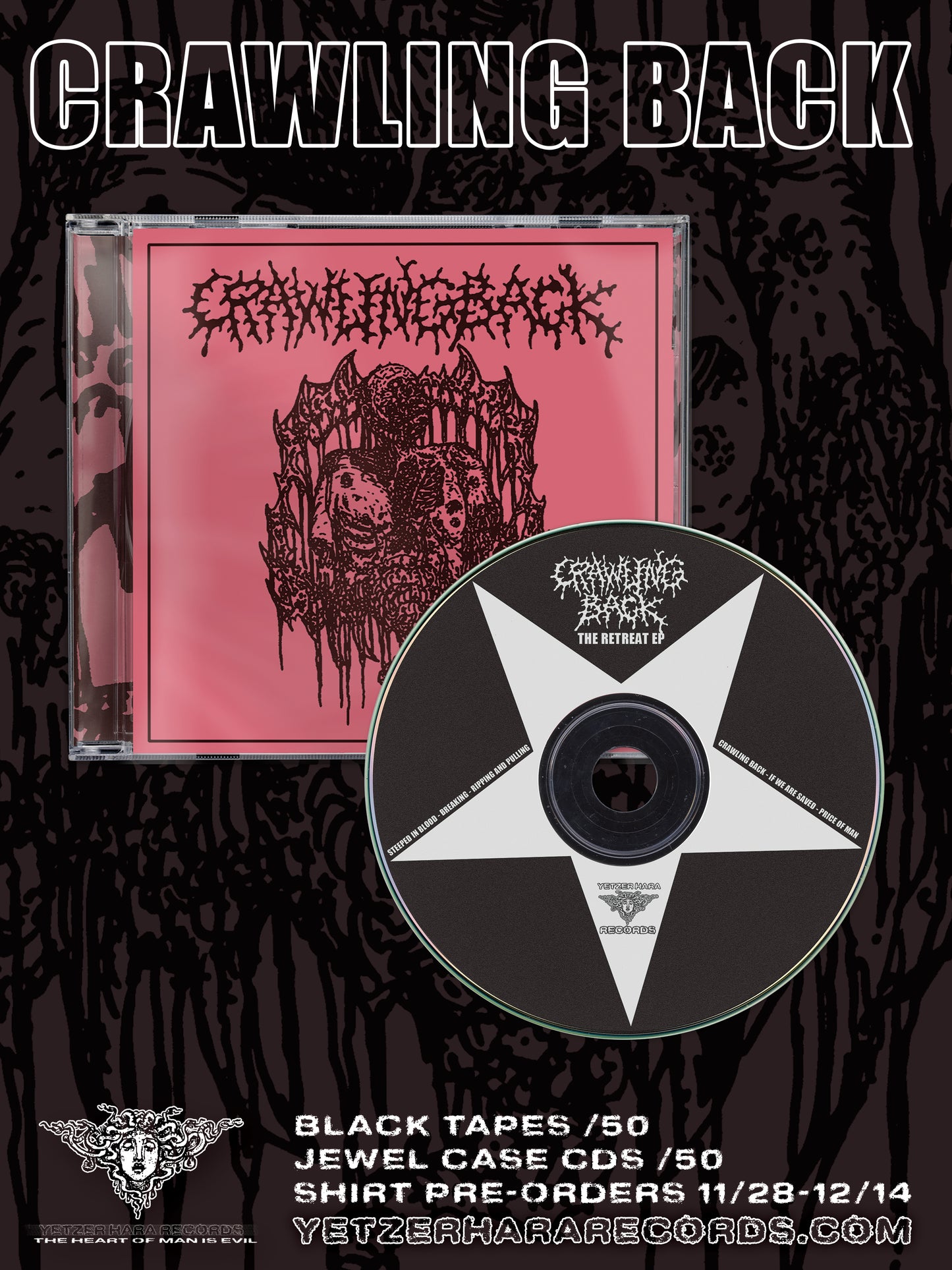 CRAWLING BACK BUNDLE - TAPE & CD