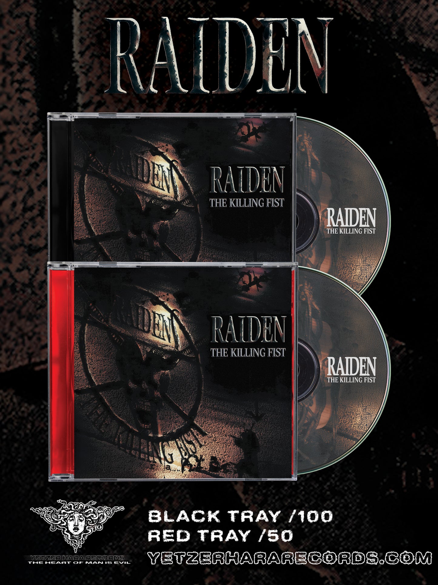 RAIDEN - THE KILLING FIST REISSUE - CDs and Tapes
