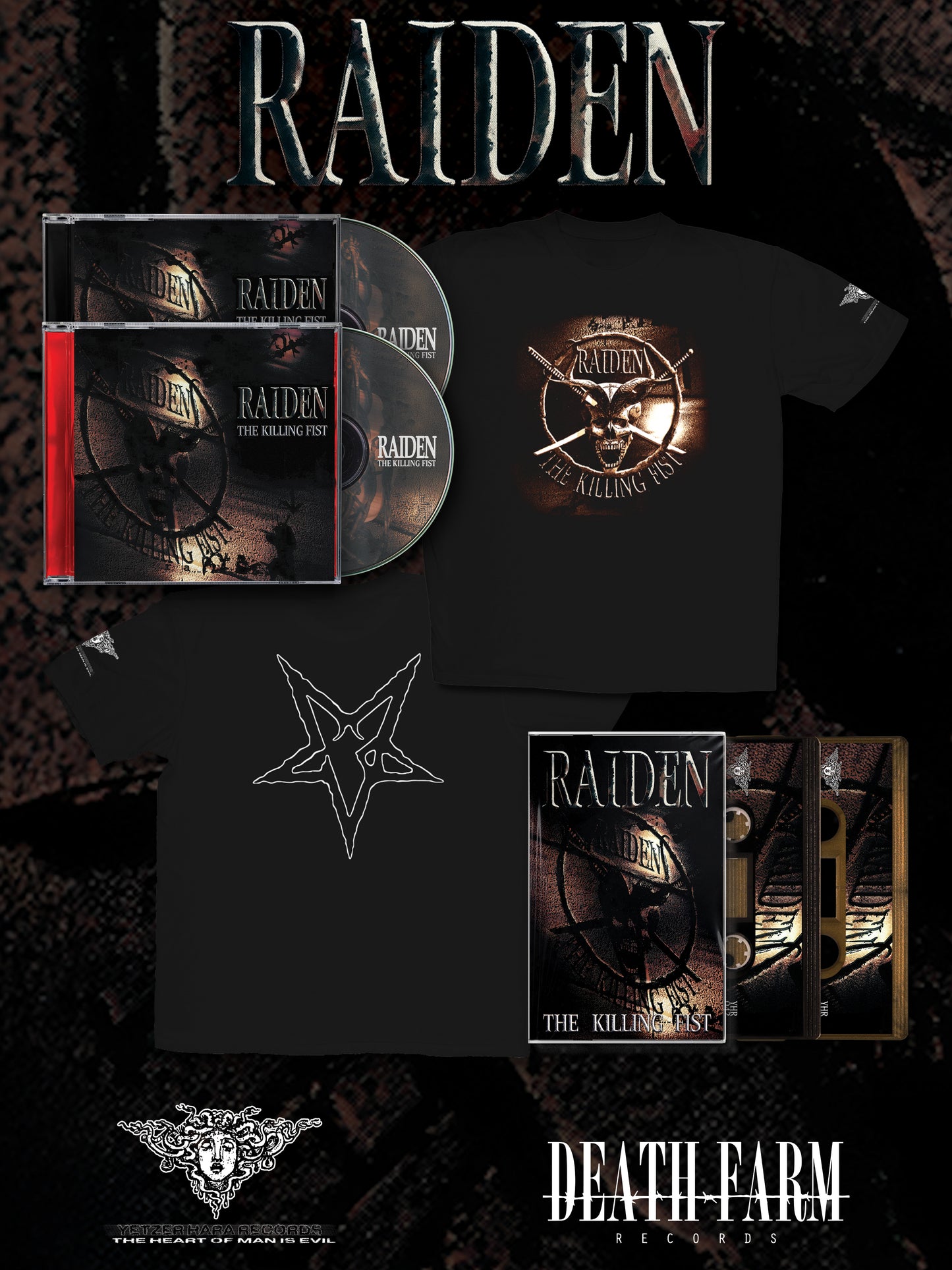 RAIDEN BUNDLE - SHIRT PLUS CD OR TAPE