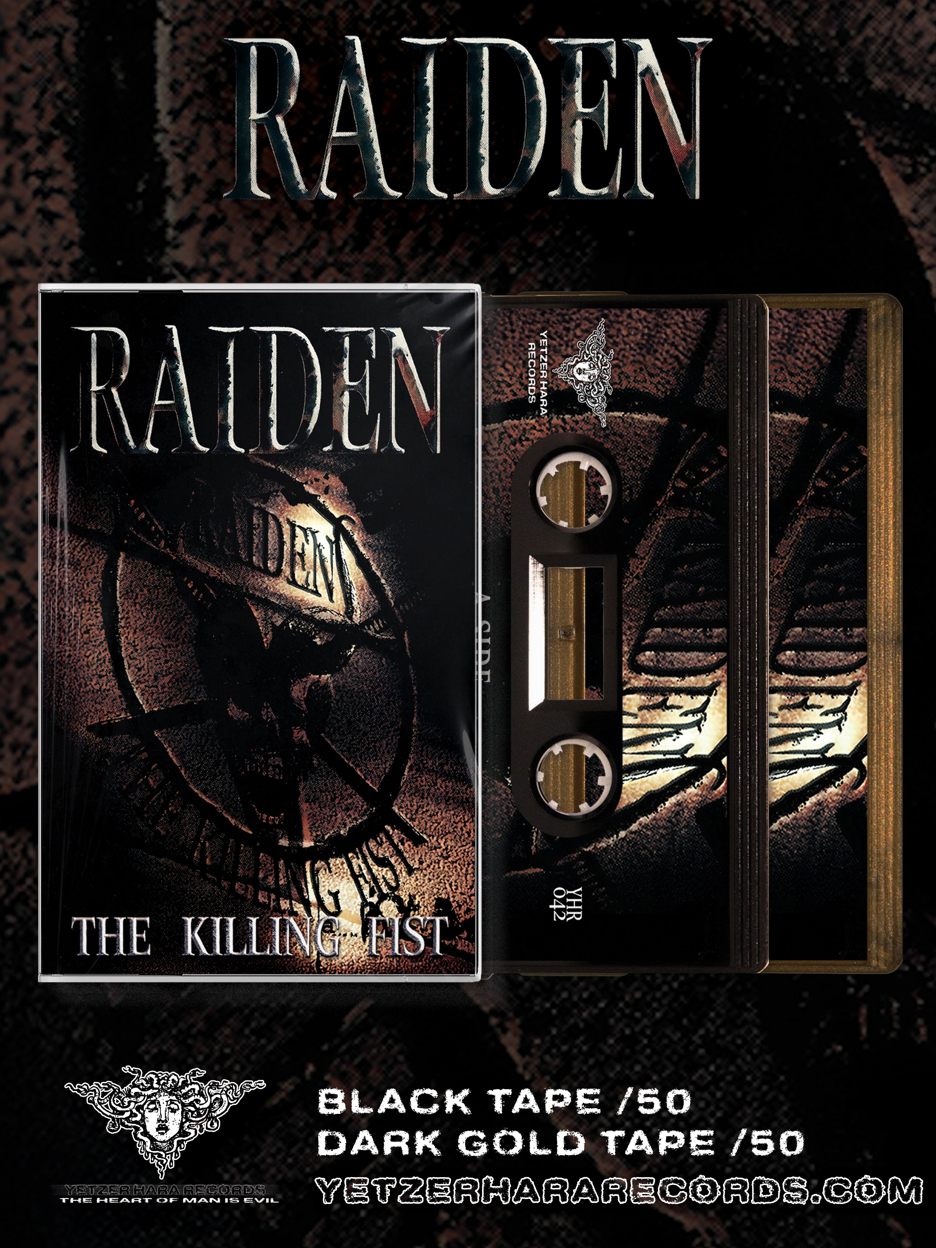 RAIDEN - THE KILLING FIST REISSUE - CDs and Tapes – Yetzer Hara